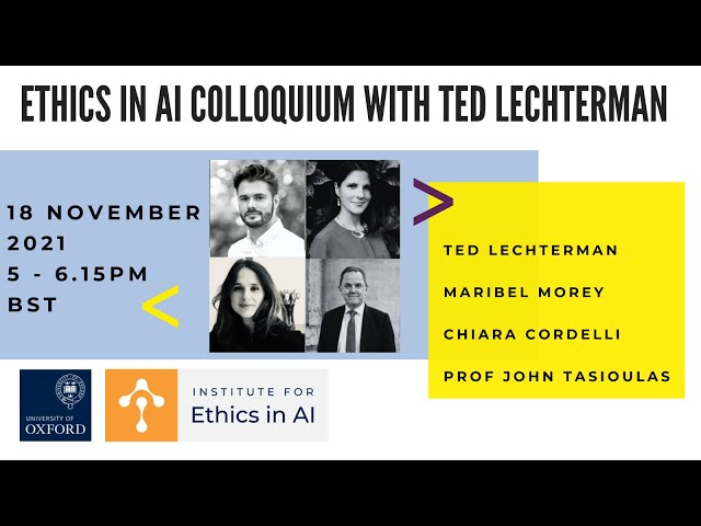 Ethics in AI Colloquium with Ted Lechterman: The Tyranny Of Generosity