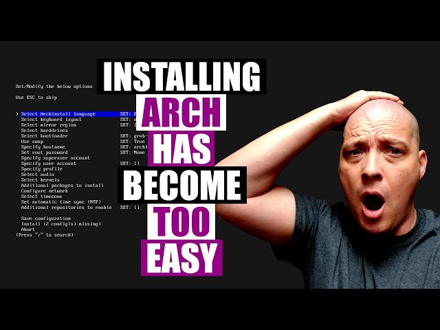 Arch Linux One Of The Easiest Distros To Install