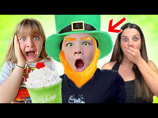 DO NOT DRINK the SHAMROCK SHAKE! MY LITTLE BROTHER is a LEPRECHAUN!