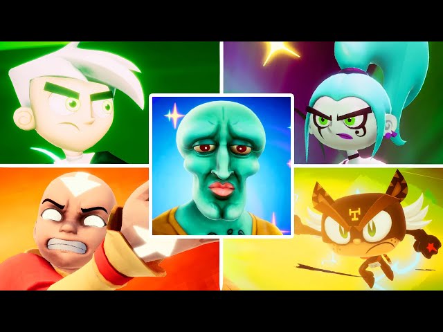 Nickelodeon All-Star Brawl 2 - All Final Smashes (Special Moves) | All Characters