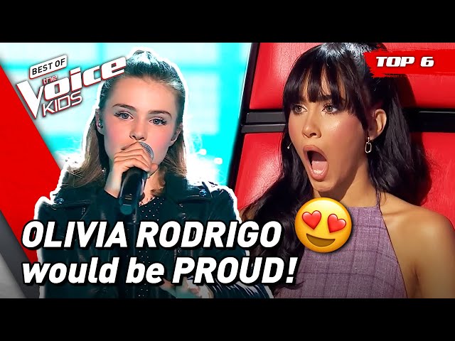 BEST of OLIVIA RODRIGO on The Voice Kids! 🥰 | Top 6