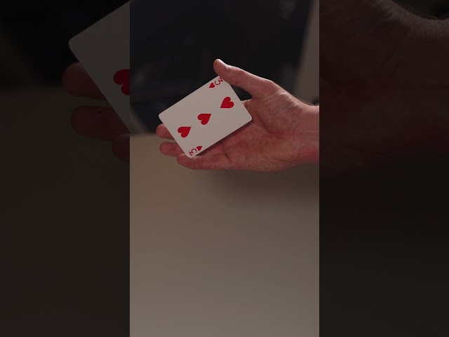 Crazy visual card trick  #magic