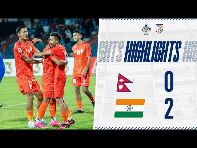 Nepal 0-2 India | Full Highlights | SAFF Championship 2023