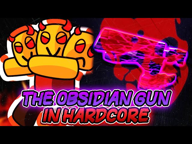Getting the OBSIDIAN GUN on HARDCORE in Survive Area 51 - Roblox