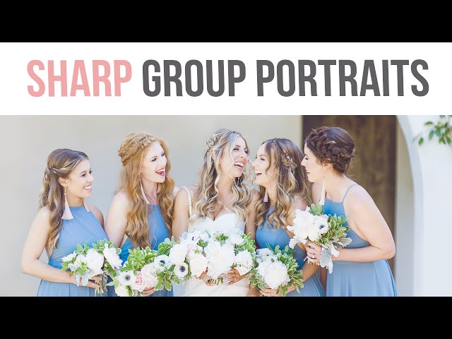 How to get super SHARP Group Portraits