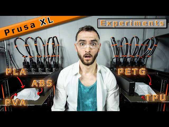 The Prusa XL Experiments - 5 Tools, 5 Materials