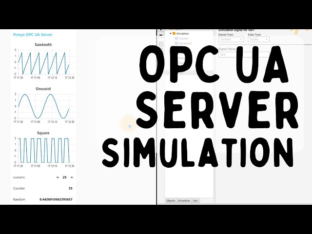 OPC UA Lesson 2 - Starting with OPC UA Server simulation and OPC UA Client