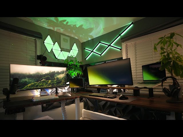 Ultimate Gaming PC + Mac Hybrid Desk Setup!