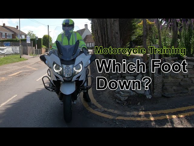 Which Foot Down? Motorcycle Training