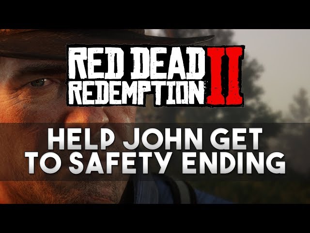 Red Dead Redemption 2 - Ending (Help John get to Safety Ending)