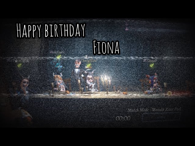 Identity V | Happy Birthday Fiona! | Full Priestess Team Gameplay