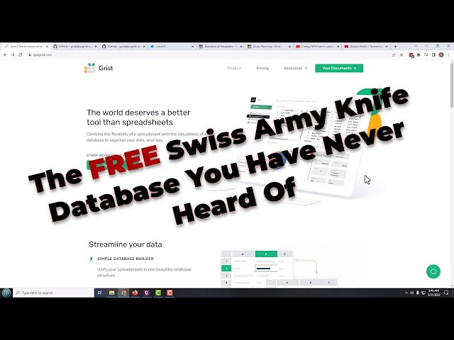 The FREE Swiss Army Knife of Databases You Have Never Heard Of
