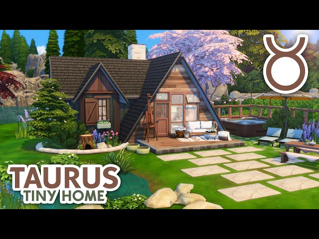 Taurus Tiny House ♉️ // The Sims 4 Speed Build: Zodiac Series