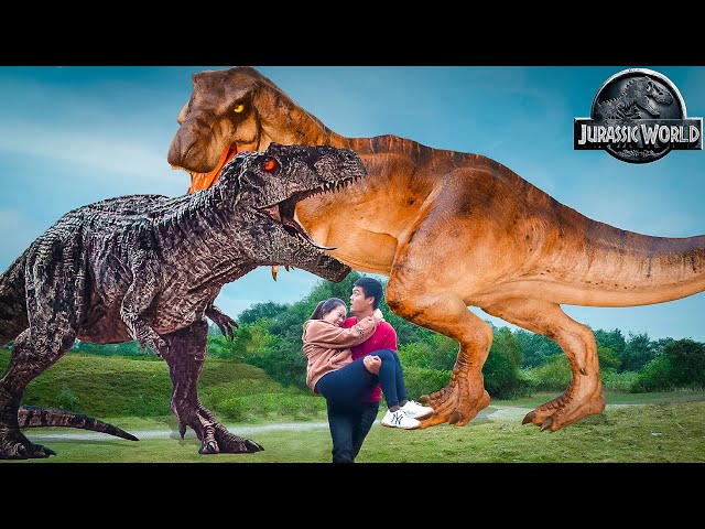 The Best T-rex Chase Movie | Jurassic World Dominion | Dino Ranch 2022 | Dinosaur Video | Ms Sandy