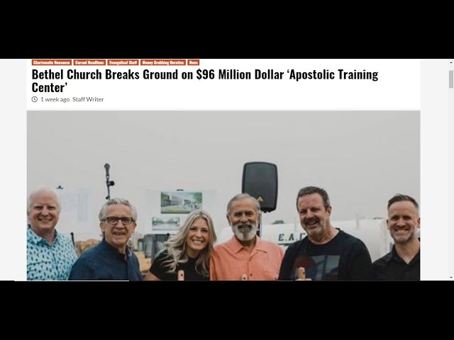 Bethel's $96 Million New Apostolic Training Center