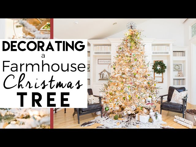 Christmas Decorating Tips | A Modern Farmhouse Christmas Tree | Christmas Decorations