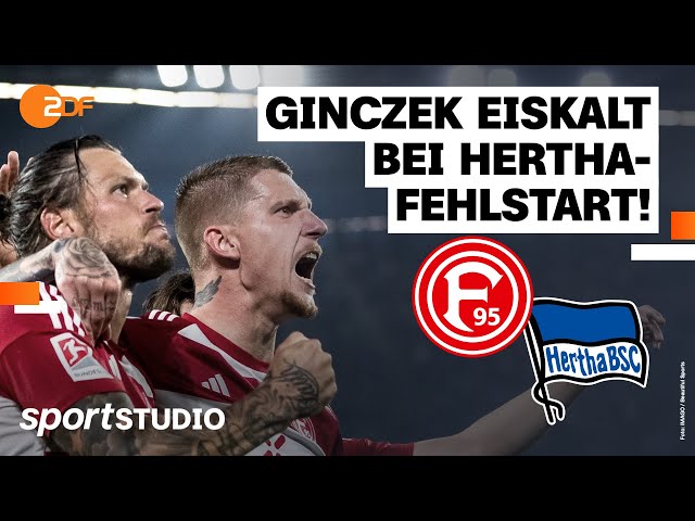 Fortuna Düsseldorf – Hertha BSC Highlights | 2. Bundesliga, 1. Spieltag Saison 2023/24 | sportstudio