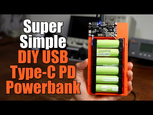 Building a USB Type-C PD Powerbank the Super Simple Way || Testing an Aliexpress PCB!