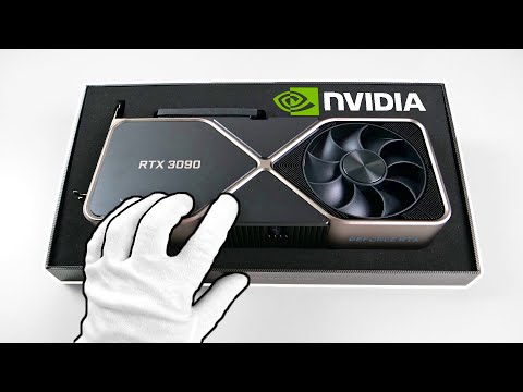 Unboxing Nvidia RTX 3080 and RTX 3090 Founder's Editions + Ultrawide PC Gaming Setup
