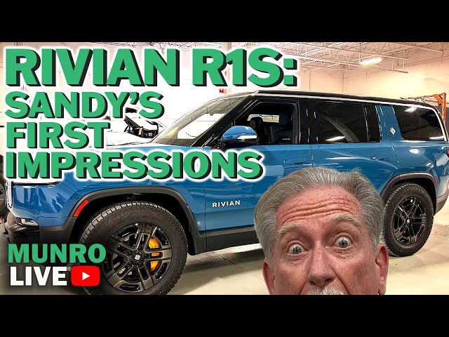 Sandy's Ditching His Truck For This? | Rivian R1S First Impressions