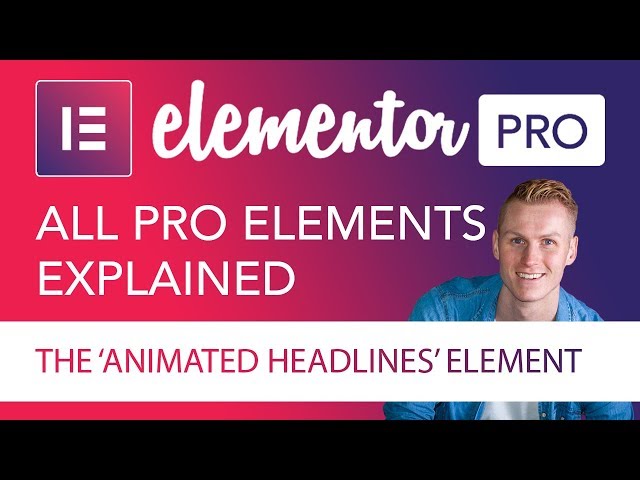 Animated Headline Element Tutorial | Elementor Pro