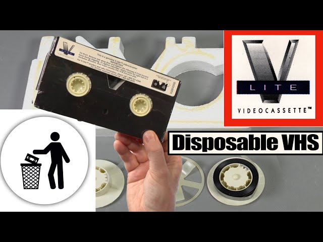 V-Lite: Disposable Lightweight VHS tape