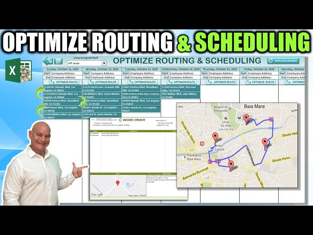 How To Optimize Map Routes AND Schedule Jobs & Deliveries In Excel in ONE CLICK [PLUS FREE DOWNLOAD]