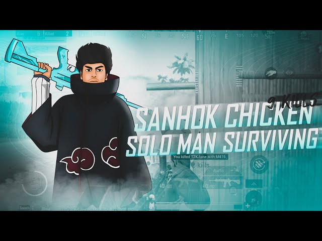 Solo Man Surviving 9 kills Chicken Dinner in BSB T1 Pre Finals | M IPGDante