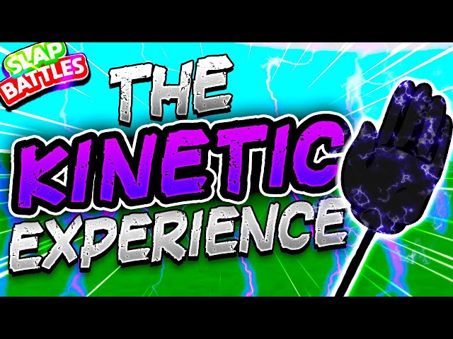 The KINETIC Glove Experience in Slap Battles ⚡ - Roblox