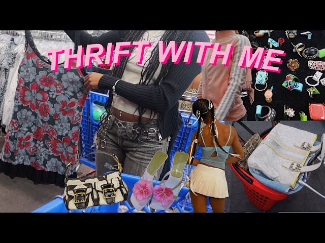 THRIFT WITH ME ♡ thrifting my dream wardrobe *pinterest inspired*