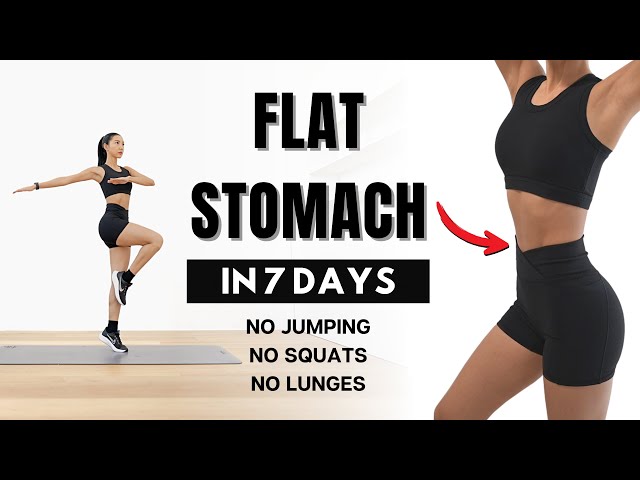FLAT STOMACH in 7 Days🔥 40 MIN Standing Abs Workout - No Squat, No Lunge, No Jumping