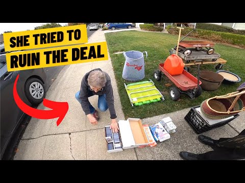 DON'T DO THIS AT GARAGE SALES