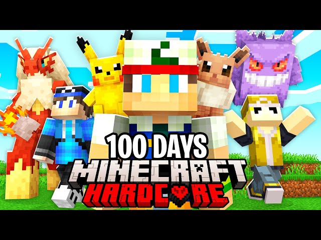I Survived 100 Days in Cobblemon Hardcore Minecraft...