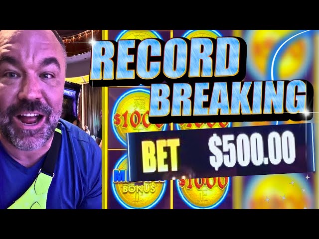 OMG! $500/Spin Jackpots Had Me JUMP Out My Seat!!