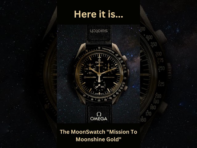 Here is the new Swatch x Omega MoonSwatch Model - Mission To Moonshine Gold! - What do you think?