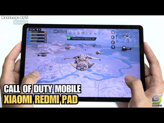 Xiaomi Redmi Pad test game Call of Duty CODM 2024 | Helio G99