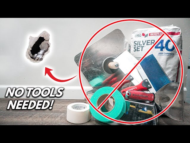 STOP Fixing Holes In Your Drywall With Expensive Tools! Try This Instead! DIY How To For Beginners