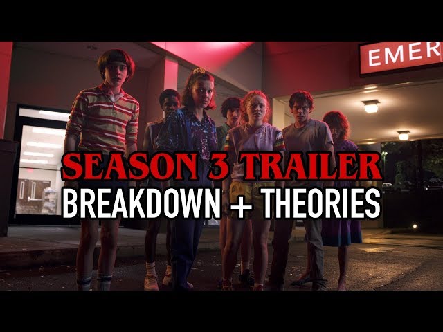 STRANGER THINGS 3 Official Trailer Breakdown + Theories
