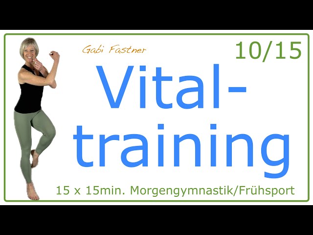 10/15 🍋 15 min. Vitaltraining | Brain- & Balance-Fitness ohne Geräte, im Stehen