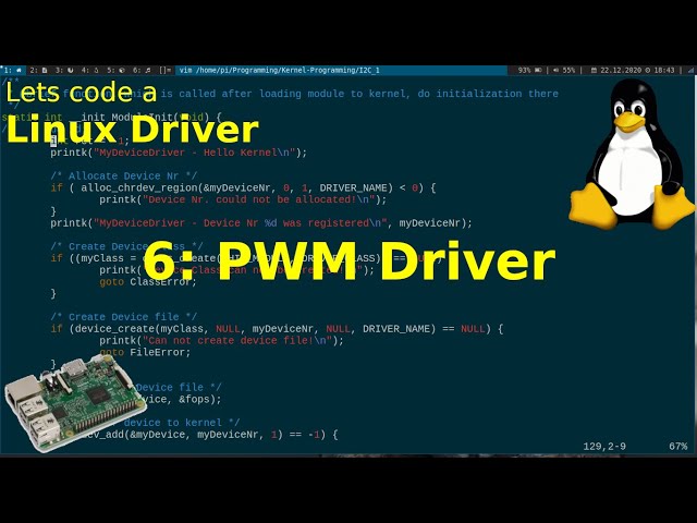 Let's code a Linux Driver - 6: PWM Driver