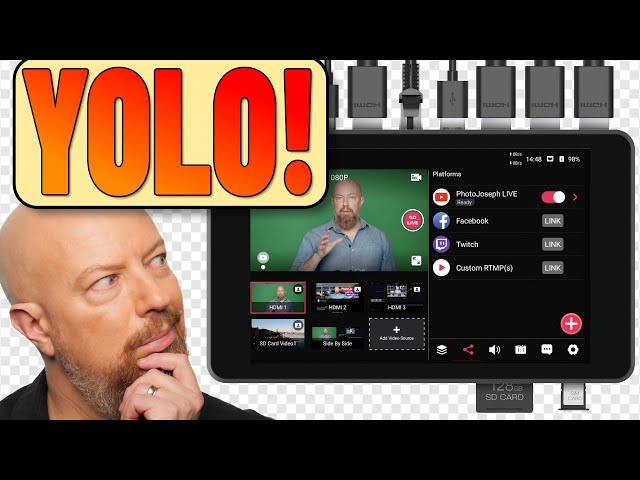YoloBox Pro COMPLETE Tour - All-in-one Live Streaming + Switching with Green Screen, PiP, Graphics