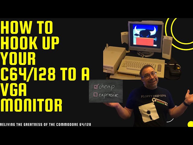 How to hook up your Commodore 64 to a VGA Monitor in 2023 (Updated!)