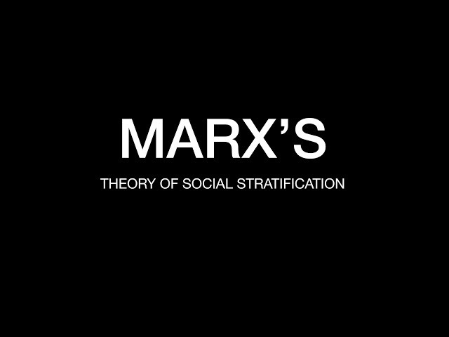 Sociology for UPSC : MARX's THEORY OF STRATIFICATION - Chapter 5 - Paper 1 - Lecture 7