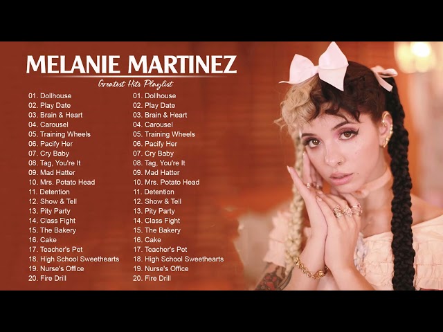 MelanieMartinez GREATEST HITS FULL ALBUM - BEST SONGS OF MelanieMartinez PLAYLIST 2022
