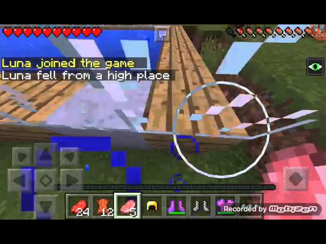 MCPE Let's Play With The Mobs/Funny Stuff S1 Ep7 - It's Raining Mobs!