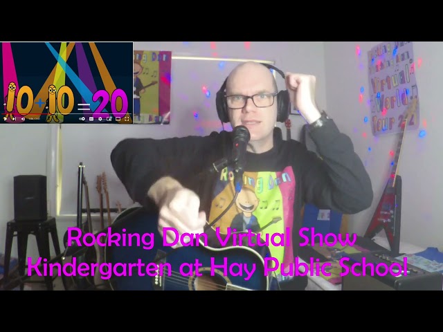Rocking Dan Virtual Show Kindergarten at Hay Public School