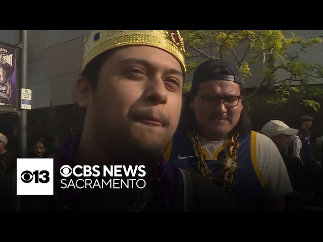 Kings fans show out for win over Warriors in play-in tournament
