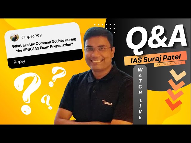 Ask me anything with IAS Suraj Patel |Ex IPS | Ex IRS #upsc #upsccsemains #upscexam