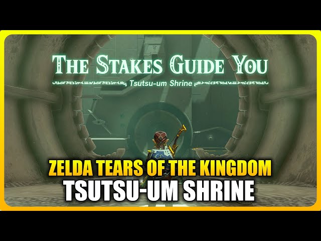 Zelda Tears of the Kingdom - Tsutsu-um Shrine Puzzle Solution (The Stakes Guide You)