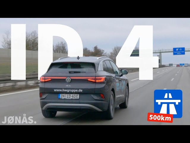 VW ID.4 Langstreckentest - 120 und 140km/h auf der Autobahn (im Winter)